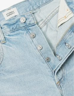 CITIZENS OF HUMANITY Horseshoe Wide-leg Mid-rise Denim Jeans -Mode Charm Shop R04164587 SAVAHN ALT05