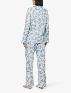 Nelson Graphic-print Cotton-poplin Pyjama Set -Mode Charm Shop R04164705 BLUE ALT02