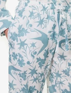 Nelson Graphic-print Cotton-poplin Pyjama Set -Mode Charm Shop R04164705 BLUE ALT03