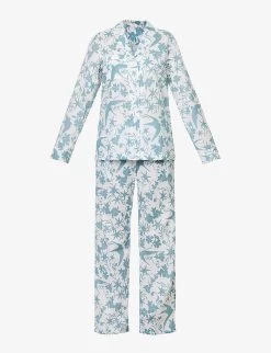 Nelson Graphic-print Cotton-poplin Pyjama Set