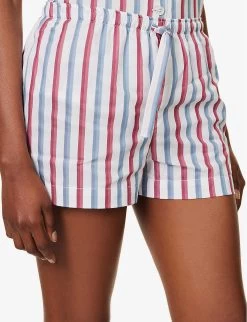 Capri Striped Cotton-poplin Pyjama Set -Mode Charm Shop R04164706 MULTICOLOURED ALT05