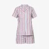 Capri Striped Cotton-poplin Pyjama Set -Mode Charm Shop R04164706 MULTICOLOURED M