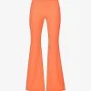 ERL Terry Flared-leg Cotton-blend Trousers 1 ERL Terry Flared-leg Cotton-blend Trousers -Mode Charm Shop R04165357 ORANGE M