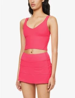 Lululemon Align Cropped Stretch-woven Top -Mode Charm Shop R04166427 LIPGLOSS ALT02