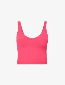 Lululemon Align Cropped Stretch-woven Top