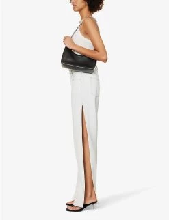 GOOD AMERICAN Good Boy Side-split Relaxed-fit Denim-blend Jeans -Mode Charm Shop R04166599 INDIGO497 ALT02