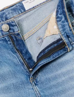 Rag & Bone Peyton Straight-leg Mid-rise Stretch-denim Jeans -Mode Charm Shop R04166661 MONTEROSSO ALT06