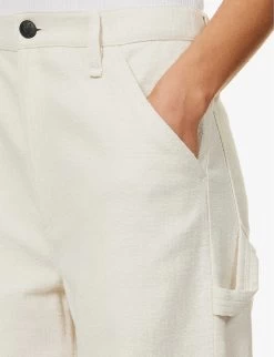 Rag & Bone Baggy Dre Straight-leg Low Rise Jeans -Mode Charm Shop R04166662 ECRU ALT04