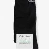 Calvin Klein Branded-cuff Pack Of Two Stretch-cotton Blend Socks 1 Calvin Klein Branded-cuff Pack Of Two Stretch-cotton Blend Socks -Mode Charm Shop R04172153 BLACK M