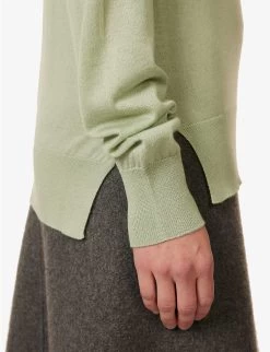 Jil Sander Turtleneck Silk, Cashmere And Wool-blend Jumper -Mode Charm Shop R04173099 332 ALT04