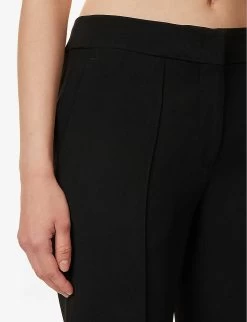 Jil Sander Straight-leg High-rise Woven-blend Trousers -Mode Charm Shop R04173132 1 ALT04