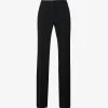 Jil Sander Straight-leg High-rise Woven-blend Trousers -Mode Charm Shop R04173132 1 M