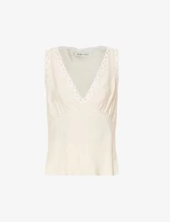 Valentina V-neck Silk Top