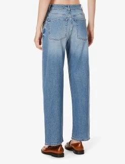 ME AND EM Twisted-seam Stretch-organic Jeans -Mode Charm Shop R04181860 BLUEWASH ALT03