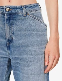 ME AND EM Twisted-seam Stretch-organic Jeans -Mode Charm Shop R04181860 BLUEWASH ALT04