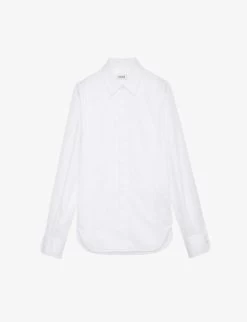 Zadig & Voltaire Thebe Wing-embroidery Cotton Shirt