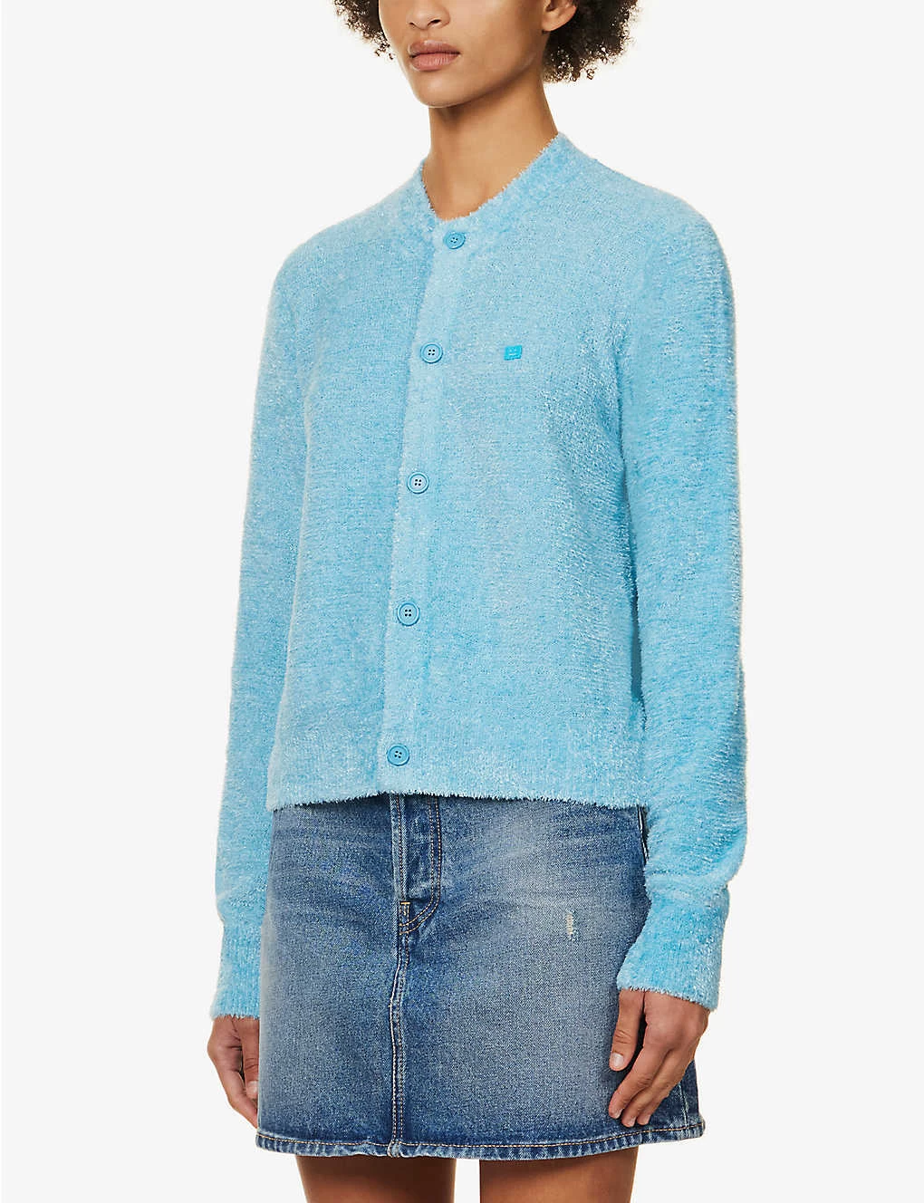 Acne Studios Kenty Face-patch Knitted Cardigan 5 Acne Studios Kenty Face-patch Knitted Cardigan - Image 3