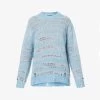 Acne Studios Karita Striped Knitted Jumper -Mode Charm Shop R04185157 SKYBLUE M