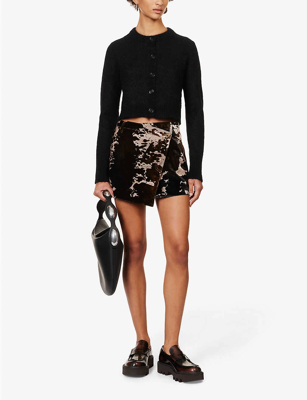 Acne Studios Karimo Cropped Knitted Cardigan 4 Acne Studios Karimo Cropped Knitted Cardigan - Image 2