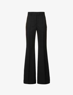 Acne Studios Pinna Flared Mid-rise Woven Trousers