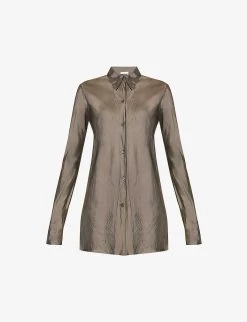 Dries Van Noten Textured Slim-fit Woven Shirt