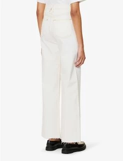 Grace Wide-leg Mid-rise Jeans -Mode Charm Shop R04186797 NATURALWHITE ALT03