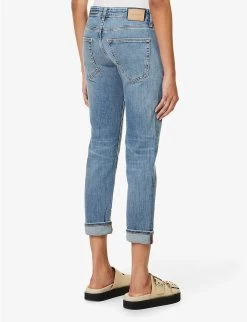 Ex-Boyfriend Tapered-leg Mid-rise Cotton-blend Jeans -Mode Charm Shop R04186807 15YEARSLAGUNE ALT03