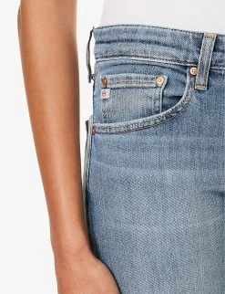 Ex-Boyfriend Tapered-leg Mid-rise Cotton-blend Jeans -Mode Charm Shop R04186807 15YEARSLAGUNE ALT04