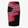 Missoni Space Dye High-wait Wool Midi Skirt -Mode Charm Shop R04188301 SPACEDYEDRED M