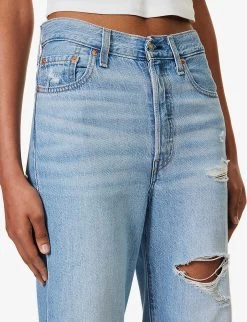 Levis Ribcage Straight-leg High-rise Jeans -Mode Charm Shop R04191355 Z5993MEDIUMINDIGO ALT05