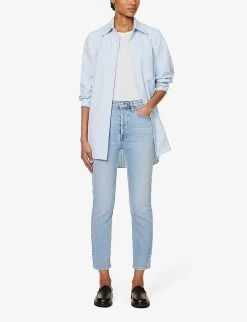 RE/DONE 90s Slim-fit High-rise Stretch-denim Jeans -Mode Charm Shop R04192457 MID90S ALT01