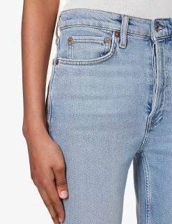 RE/DONE 90s Slim-fit High-rise Stretch-denim Jeans -Mode Charm Shop R04192457 MID90S ALT04