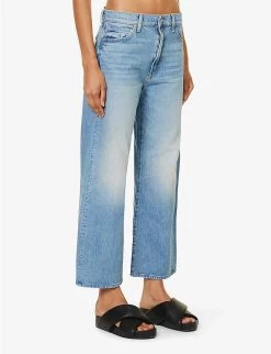 MOTHER Dodger Wide-leg High-rise Jeans -Mode Charm Shop R04193825 ROMAINECALM ALT02