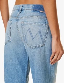 MOTHER Dodger Wide-leg High-rise Jeans -Mode Charm Shop R04193825 ROMAINECALM ALT05