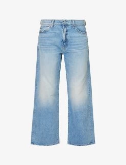 MOTHER Dodger Wide-leg High-rise Jeans