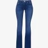MOTHER The Weekender Flared-leg High-rise Cotton-blend Jeans -Mode Charm Shop R04193829 HIGHTIDE M