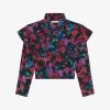 IRO Martina Floral-print Silk Blouse 2 IRO Martina Floral-print Silk Blouse -Mode Charm Shop R04196500 BLA72 M