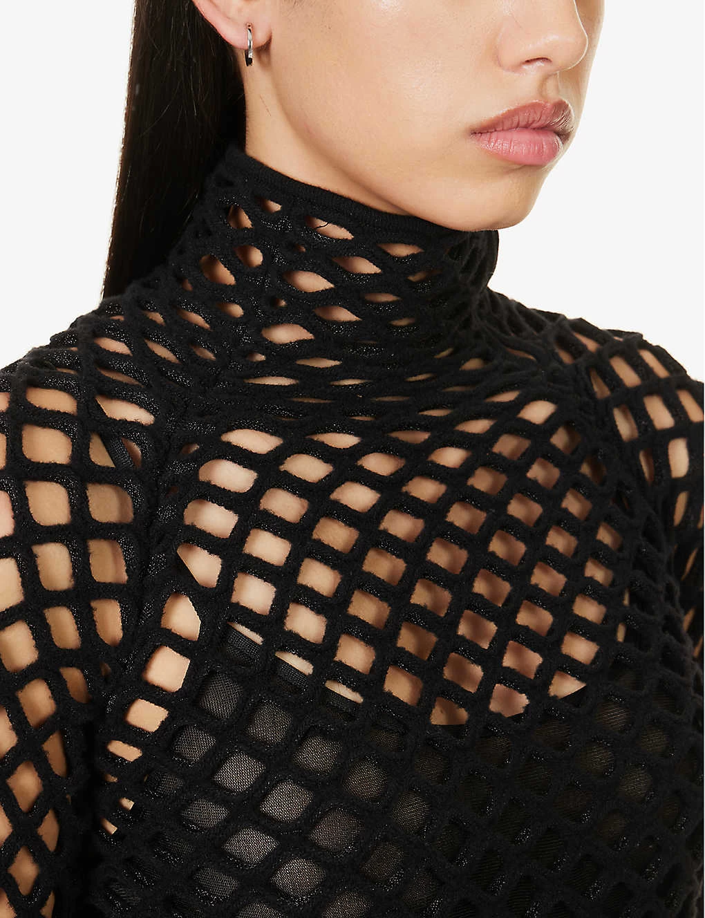 ALAIA High-neck Metallic Knitted Maxi Dress 7 ALAIA High-neck Metallic Knitted Maxi Dress - Image 5