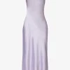 Joana Strapless Silk Midi Dress -Mode Charm Shop R04203303 AURA M