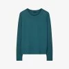 Joseph Round-neck Relaxed-fit Cashmere Jumper -Mode Charm Shop R04203818 DARKTEAL M
