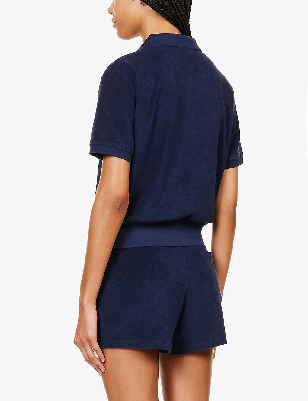 Terry Brand-embroidered Cotton Polo Shirt 6 Terry Brand-embroidered Cotton Polo Shirt - Image 4