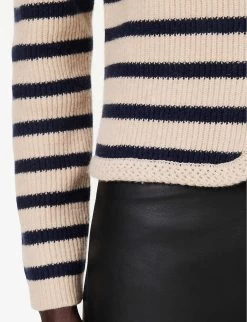 Rag & Bone Nancy Round-neck Wool-blend Cardigan -Mode Charm Shop R04205754 OATMEAL ALT05