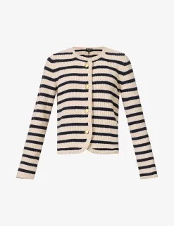 Rag & Bone Nancy Round-neck Wool-blend Cardigan